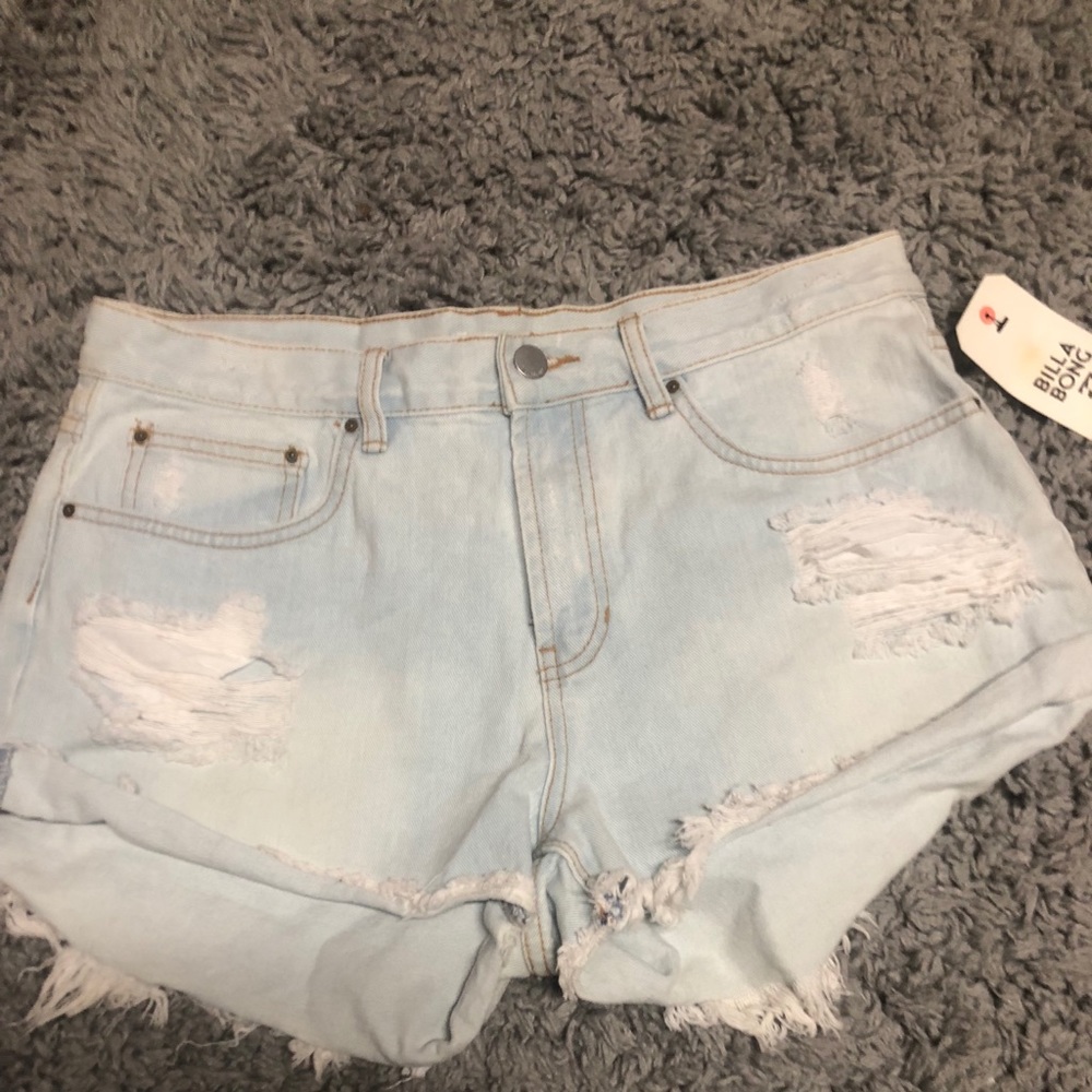 BILLABONG JUST ME 5 POCKET DENIM SHORTS